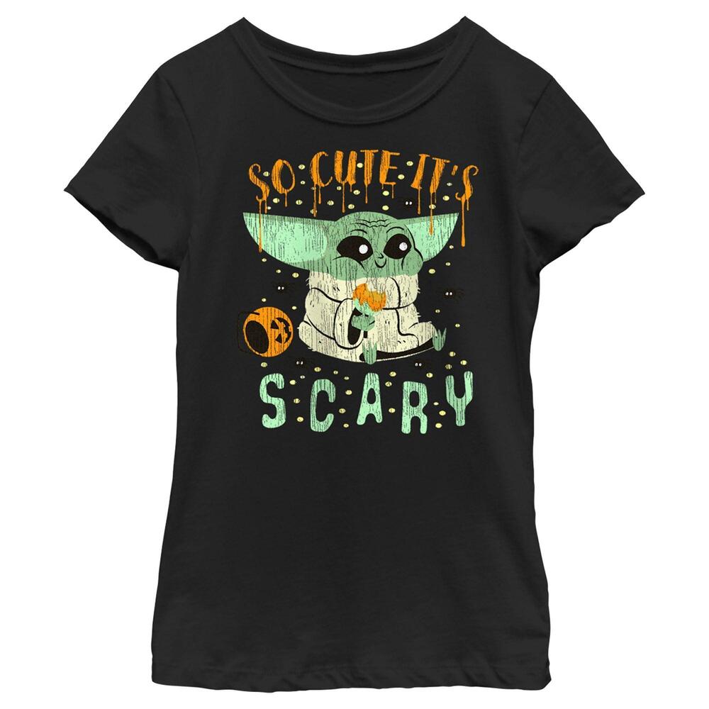 Girls Star Wars The Mandalorian Halloween So Cute Its Scary Tshirt